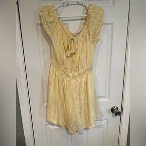 American Eagle striped romper